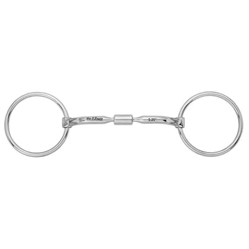 BAR H EQUINE Loose Ring Snaffle with Comfort Mouthpiece & Copper Inlays